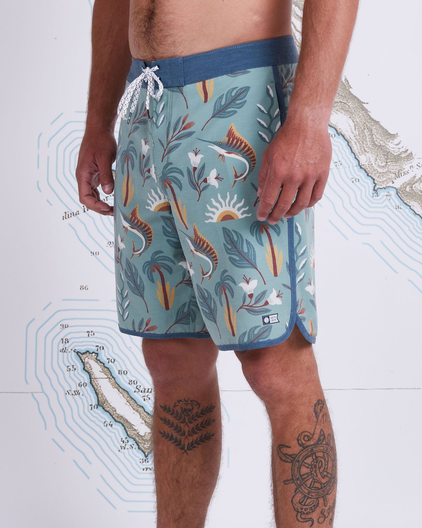 BREAKER BOARDSHORT - Sage